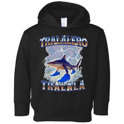 Tralalero Tralala Shark Meme Bootle Toddler Hoodie