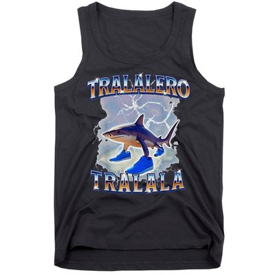 Tralalero Tralala Shark Meme Bootle Tank Top