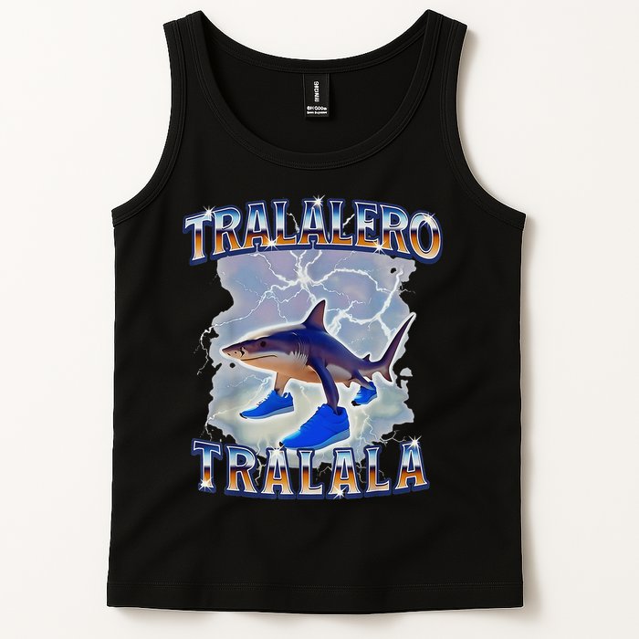 Tralalero Tralala Shark Meme Bootle Tank Top