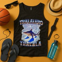 Tralalero Tralala Shark Meme Bootle Tank Top