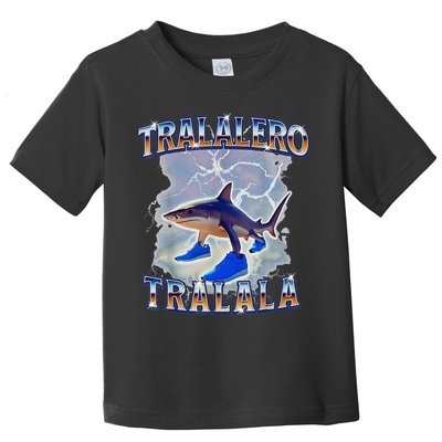 Tralalero Tralala Shark Meme Bootle Toddler T-Shirt