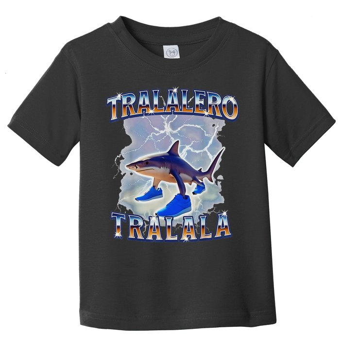Tralalero Tralala Shark Meme Bootle Toddler T-Shirt