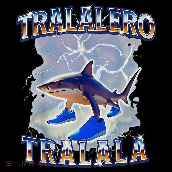 Tralalero Tralala Shark Meme Bootle Toddler T-Shirt