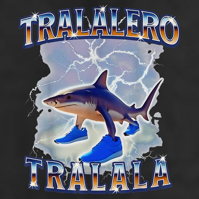 Tralalero Tralala Shark Meme Bootle Microfiber Hand Towel