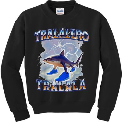 Tralalero Tralala Shark Meme Bootle Kids Sweatshirt
