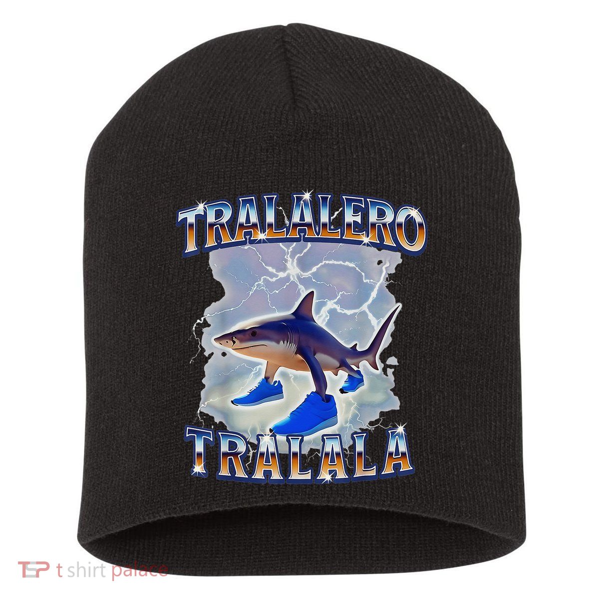 Tralalero Tralala Shark Meme Bootle Short Acrylic Beanie