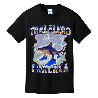 Tralalero Tralala Shark Meme Bootle Kids T-Shirt