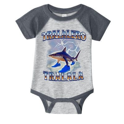 Tralalero Tralala Shark Meme Bootle Infant Baby Jersey Bodysuit