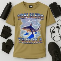 Tralalero Tralala Shark Meme Bootle Performance Shirt
