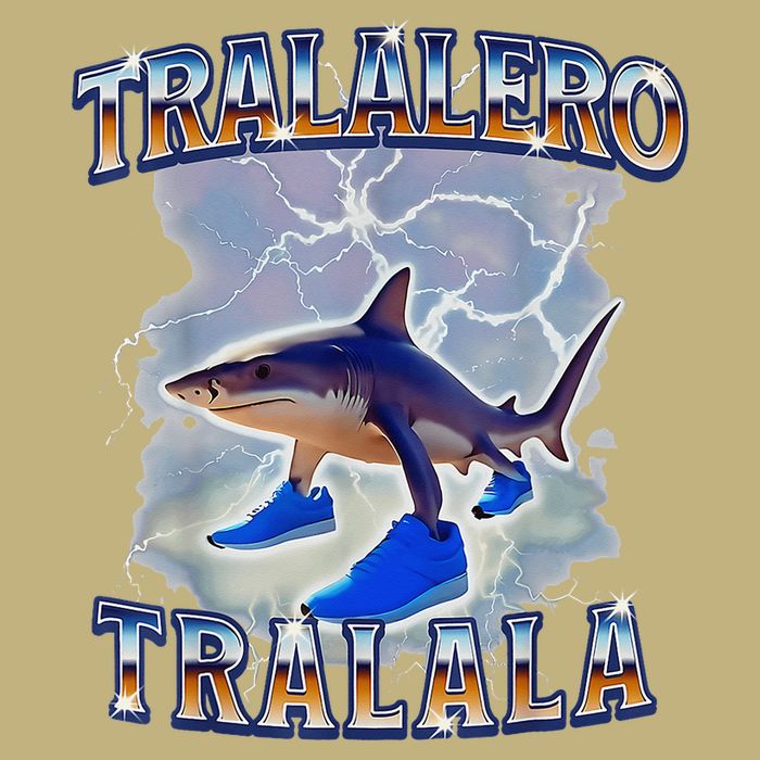 Tralalero Tralala Shark Meme Bootle T-Shirt