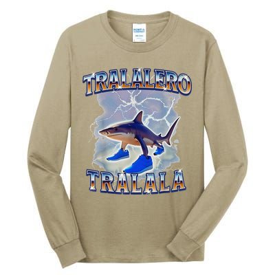 Tralalero Tralala Shark Meme Bootle Tall Long Sleeve T-Shirt