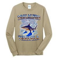 Tralalero Tralala Shark Meme Bootle Tall Long Sleeve T-Shirt
