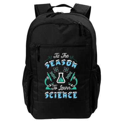 Tis The Season To Learn Science Teacher Christmas Great Gift Backpack