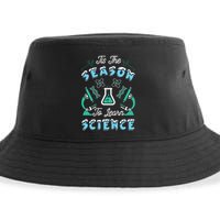 Tis The Season To Learn Science Teacher Christmas Great Gift Sustainable Bucket Hat