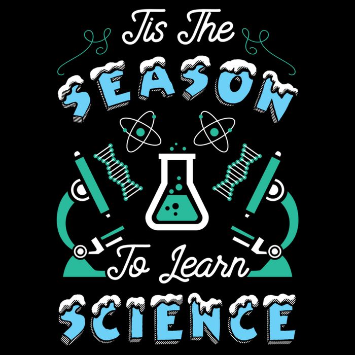 Tis The Season To Learn Science Teacher Christmas Great Gift Sustainable Bucket Hat