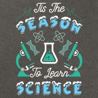 Tis The Season To Learn Science Teacher Christmas Great Gift Cotton Canvas Backpack