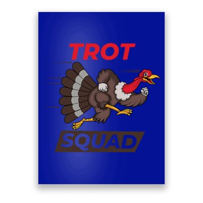 Turkey Trot Squad Funny Thanksgiving Running Costume Gift Poster