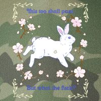 This Too Shall Pass But What The Fuck Legacy Tie Dye Trucker Hat