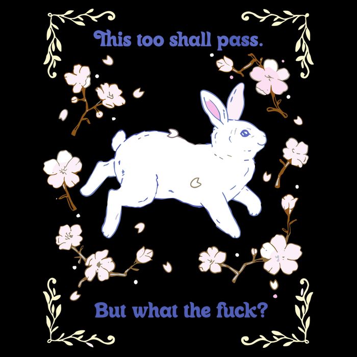 This Too Shall Pass But What The Fuck Button