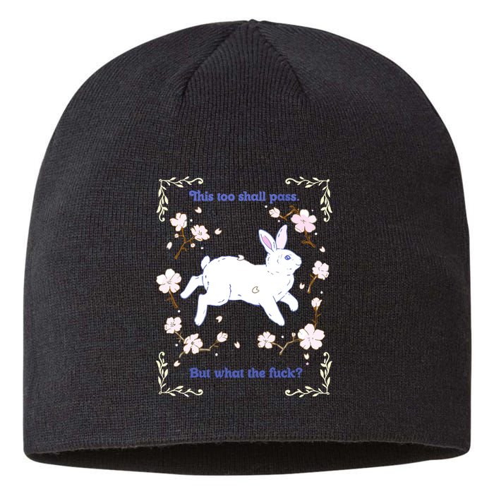 This Too Shall Pass But What The Fuck Sustainable Beanie