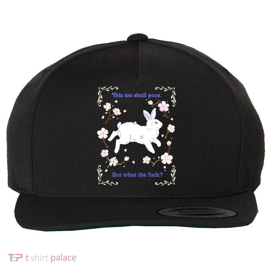 This Too Shall Pass But What The Fuck Wool Snapback Cap