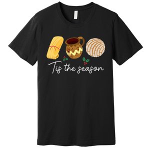 Tis The Season For Tamales Christmas Funny Mexican Premium T-Shirt