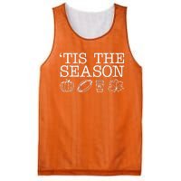 Tis The Season Football Fall Mesh Reversible Basketball Jersey Tank