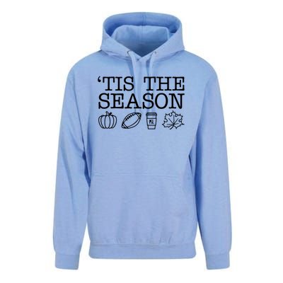 Tis The Season Football Fall Unisex Surf Hoodie