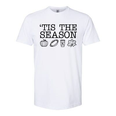 Tis The Season Football Fall Softstyle® CVC T-Shirt