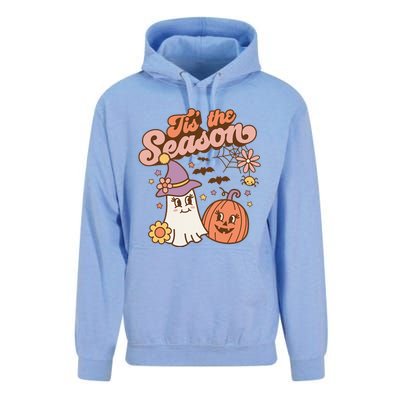 Tis The Season Fall Season Autumn Ghost Pumpkin Halloween Costume Unisex Surf Hoodie