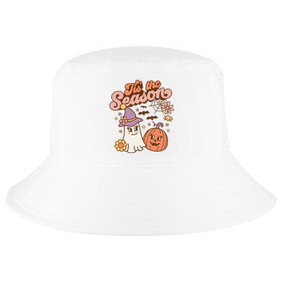 Tis The Season Fall Season Autumn Ghost Pumpkin Halloween Costume Cool Comfort Performance Bucket Hat