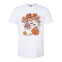 Tis The Season Fall Season Autumn Ghost Pumpkin Halloween Costume Softstyle CVC T-Shirt