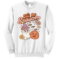 Tis The Season Fall Season Autumn Ghost Pumpkin Halloween Costume Sweatshirt