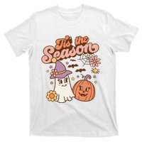 Tis The Season Fall Season Autumn Ghost Pumpkin Halloween Costume T-Shirt