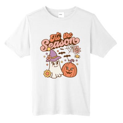 Tis The Season Fall Season Autumn Ghost Pumpkin Halloween Costume Tall Fusion ChromaSoft Performance T-Shirt