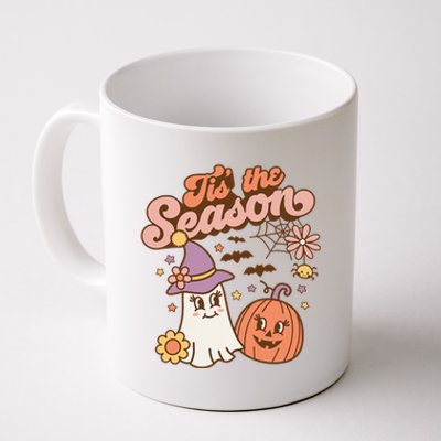 Tis The Season Fall Season Autumn Ghost Pumpkin Halloween Costume Coffee Mug