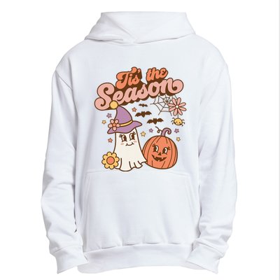 Tis The Season Fall Season Autumn Ghost Pumpkin Halloween Costume Urban Pullover Hoodie