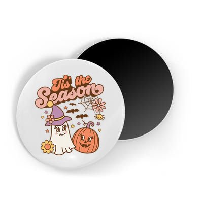 Tis The Season Fall Season Autumn Ghost Pumpkin Halloween Costume Magnet