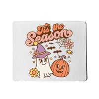 Tis The Season Fall Season Autumn Ghost Pumpkin Halloween Costume Mousepad