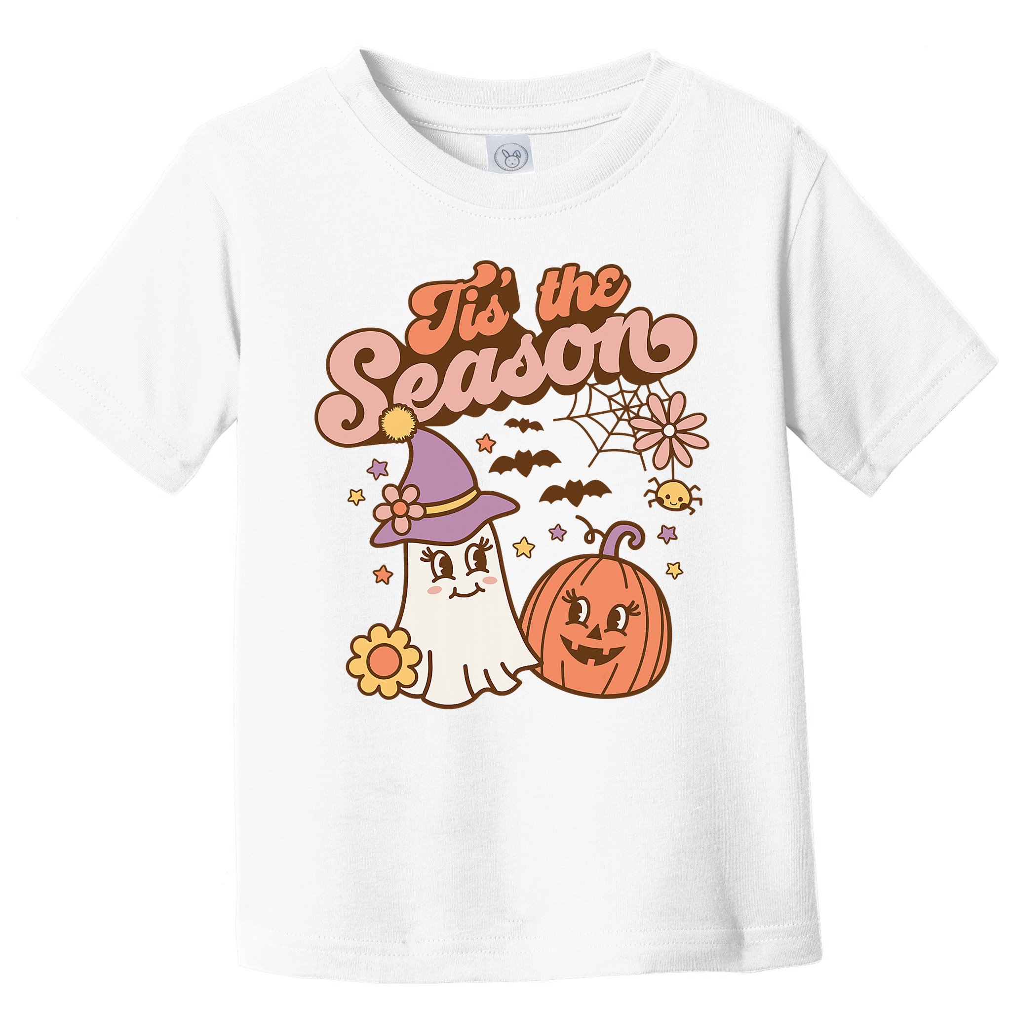 Tis The Season Fall Season Autumn Ghost Pumpkin Halloween Costume Toddler T-Shirt