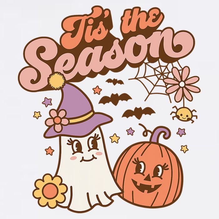 Tis The Season Fall Season Autumn Ghost Pumpkin Halloween Costume Toddler T-Shirt
