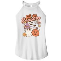 Tis The Season Fall Season Autumn Ghost Pumpkin Halloween Costume Women's Perfect Tri Rocker Tank