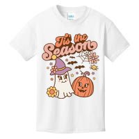 Tis The Season Fall Season Autumn Ghost Pumpkin Halloween Costume Kids T-Shirt