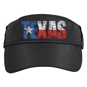 Texas Texas State Flag Distressed Adult Drive Performance Visor