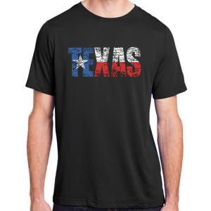 Texas Texas State Flag Distressed Adult ChromaSoft Performance T-Shirt