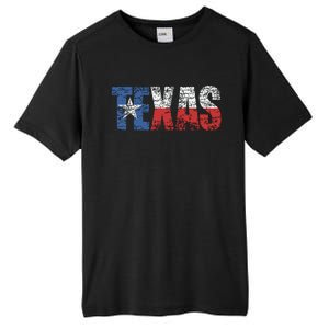 Texas Texas State Flag Distressed Tall Fusion ChromaSoft Performance T-Shirt