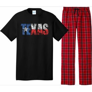 Texas Texas State Flag Distressed Pajama Set