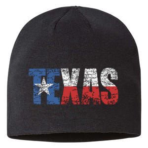 Texas Texas State Flag Distressed Sustainable Beanie