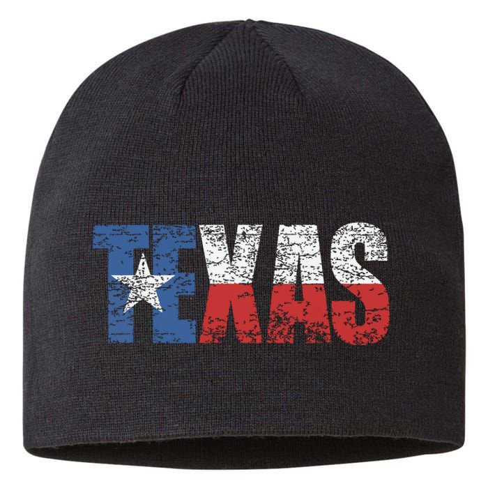 Texas Texas State Flag Distressed Sustainable Beanie