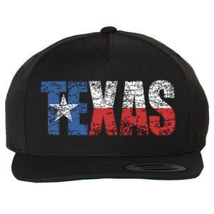 Texas Texas State Flag Distressed Wool Snapback Cap